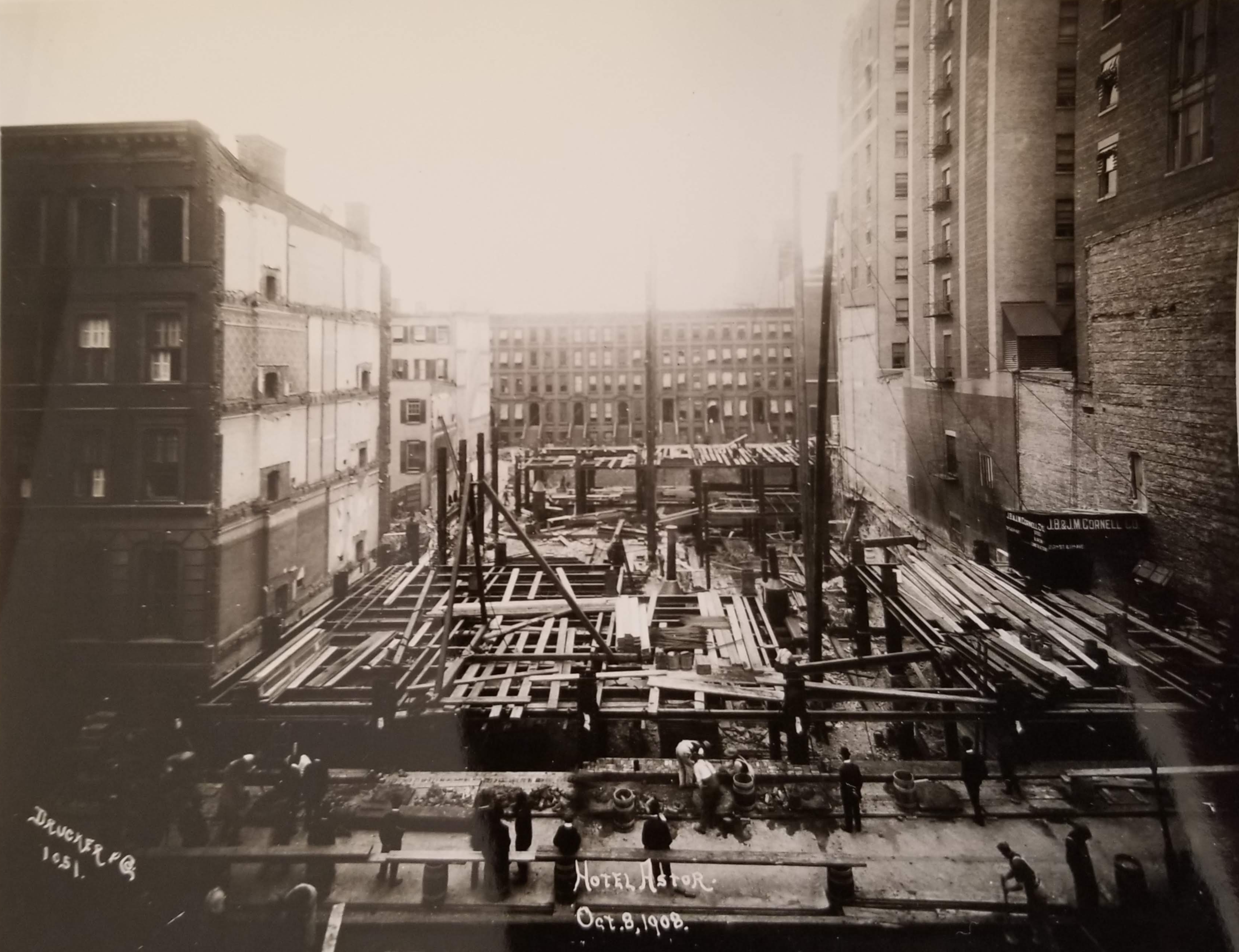 Hotel Astor Expansion, 1908