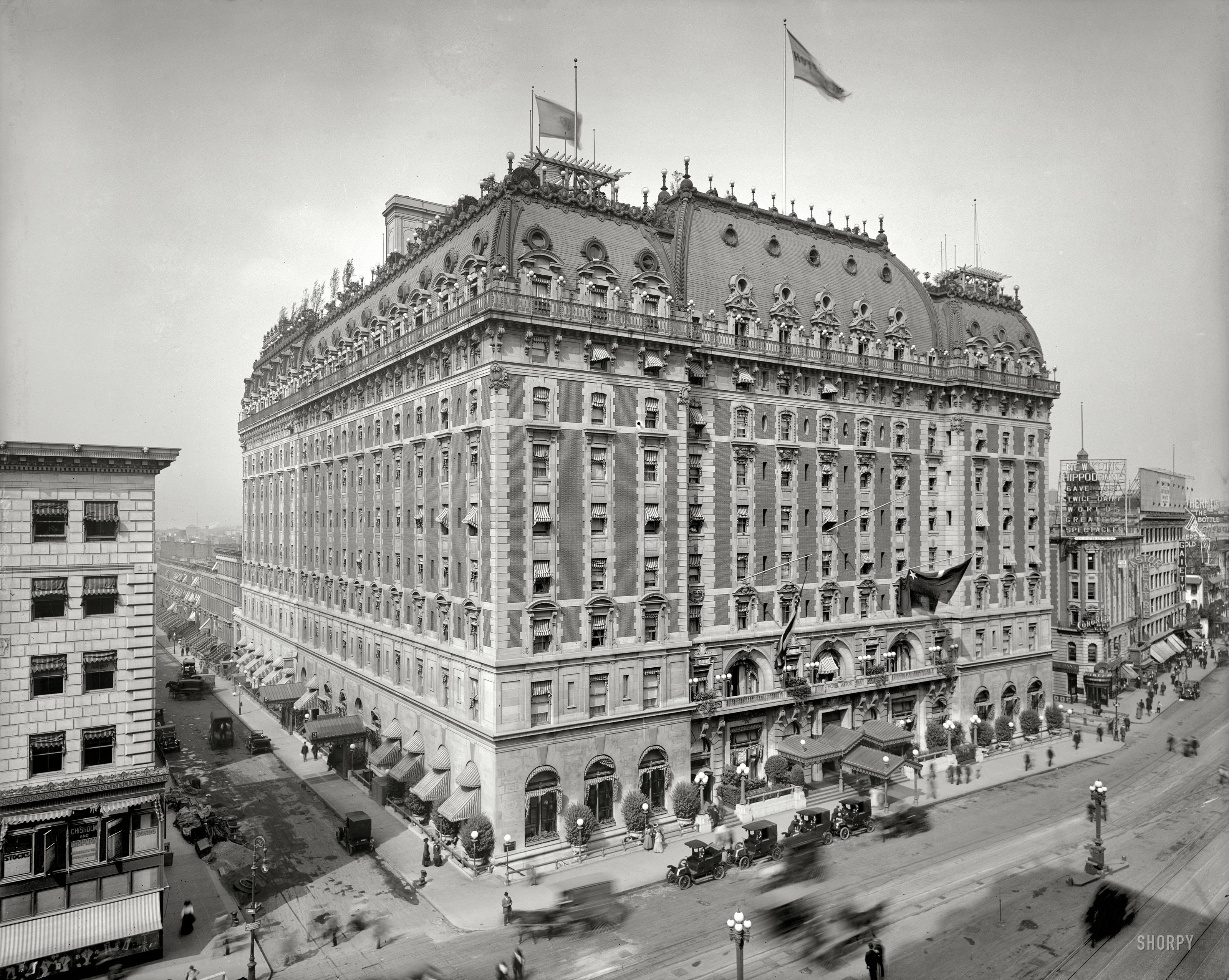 Hotel Astor, 1909