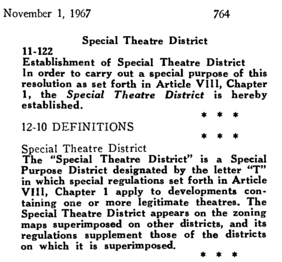 1967 Zoning Law